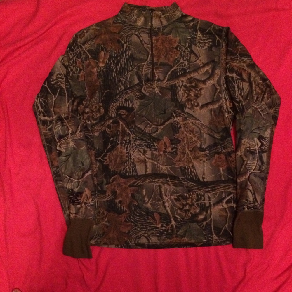 🌟$5 for $25 Cabelas Camo Quarter Zip "Underwear"